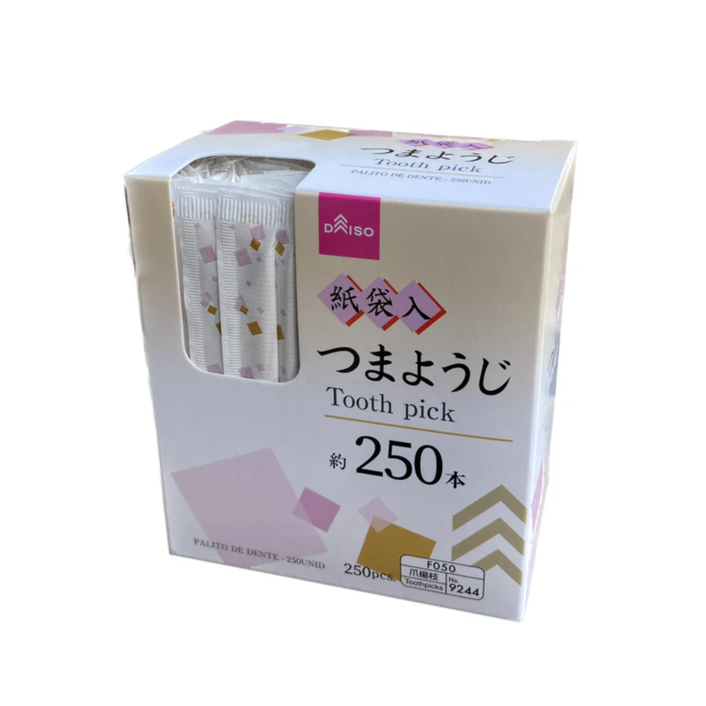 DAISO Tsumayouji (Zahnstocher, Papiertüte) 250 Stück