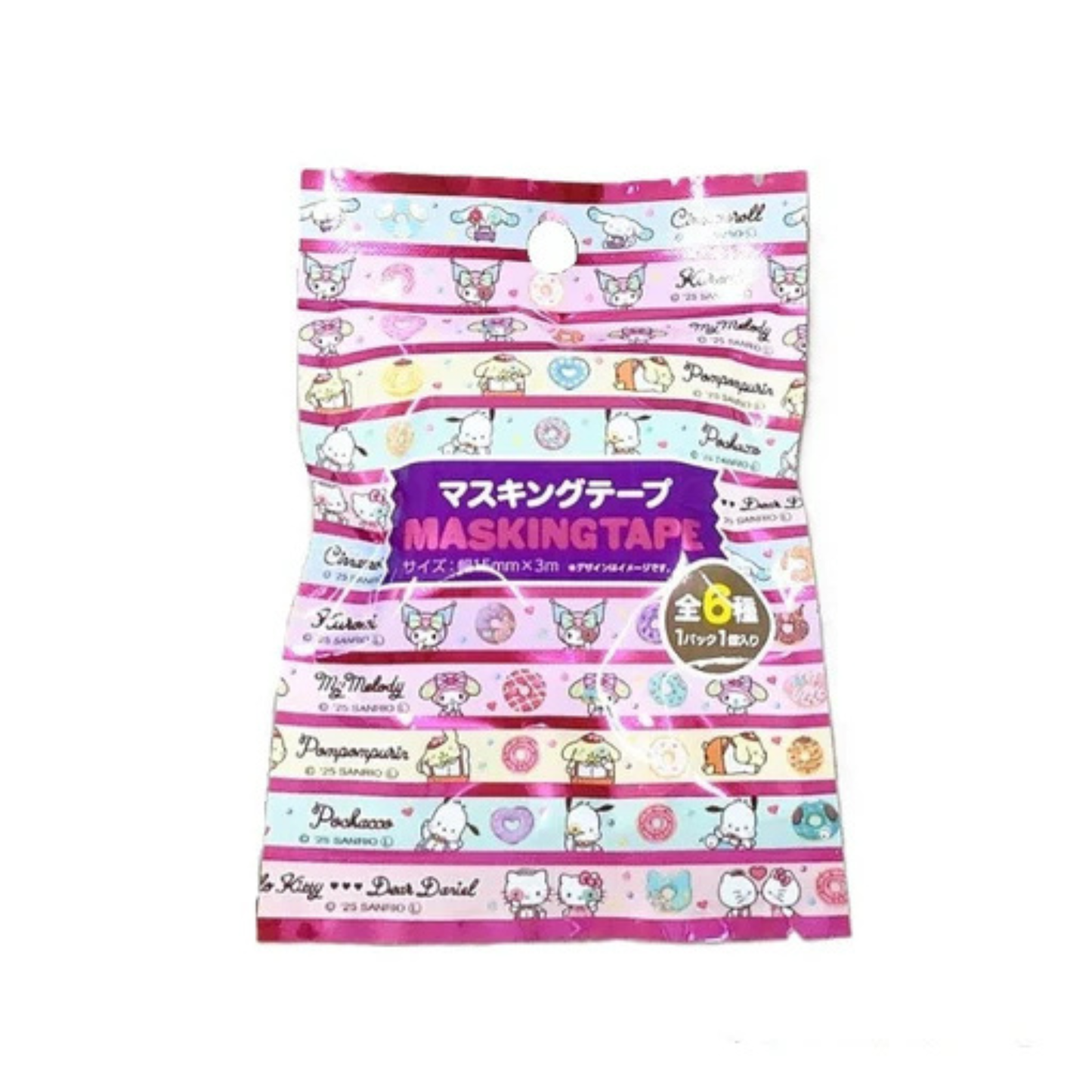 DAISO Masking Tape Sanrio Characters Donut