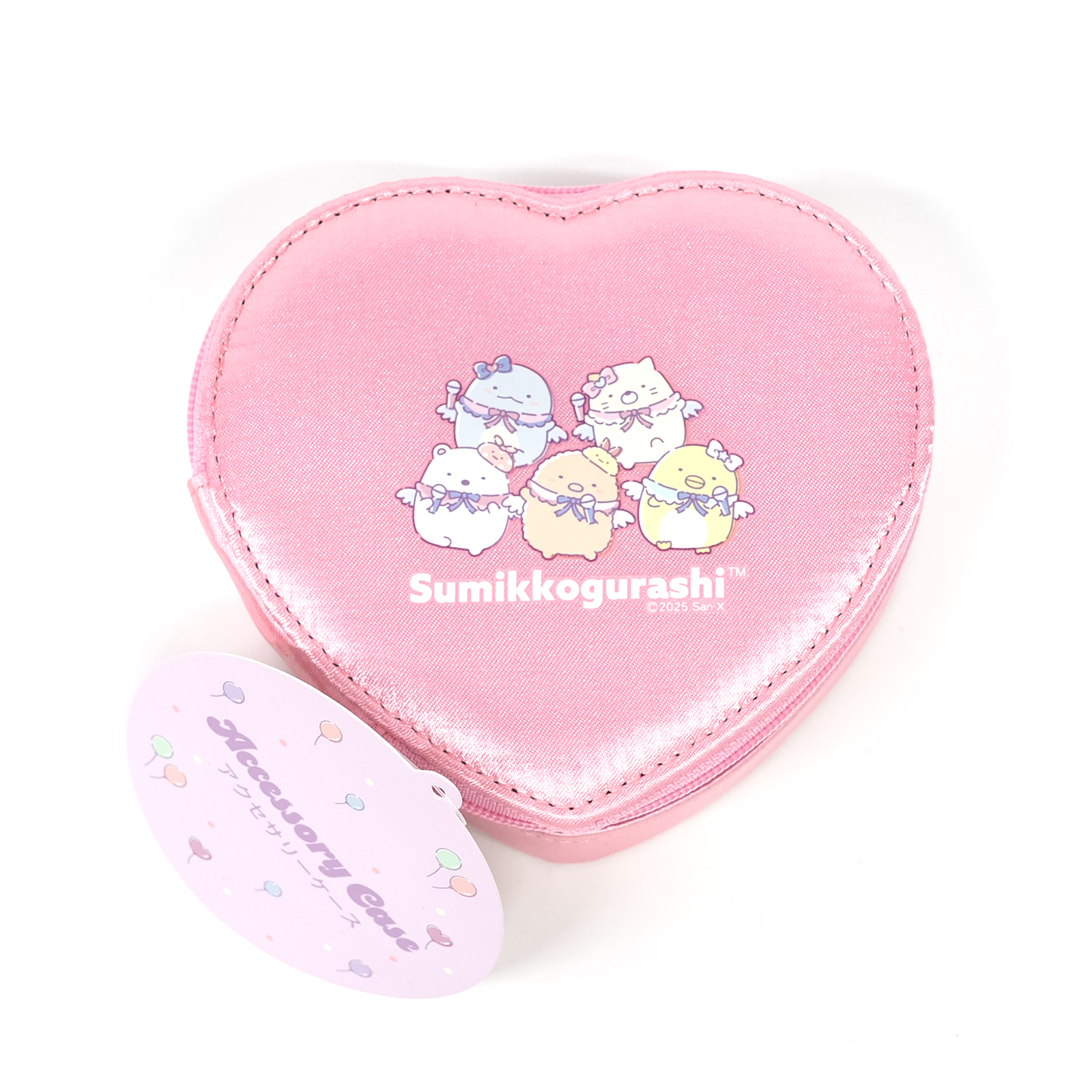 Sumikko Gurashi Limited Edition Accessory Case Heart Pink