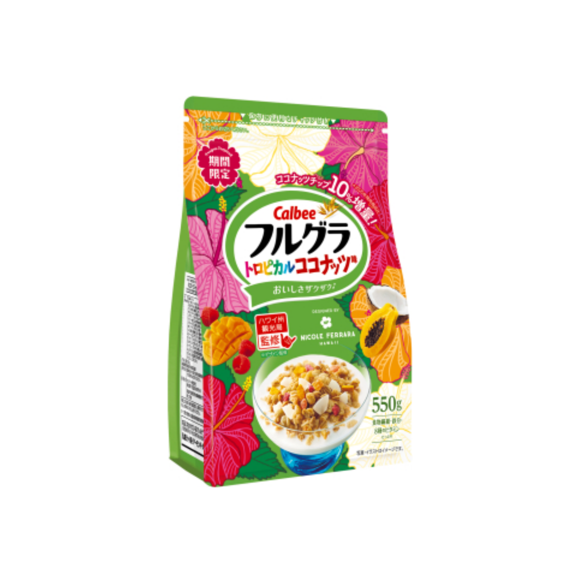 Calbee Furugura Tropical Coconut Granola 550g