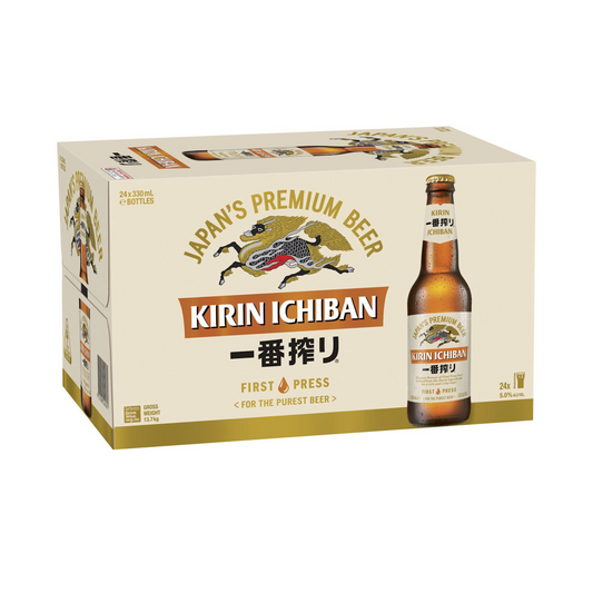 KIRIN ICHIBAN Beer 330mL (24 Bottles)