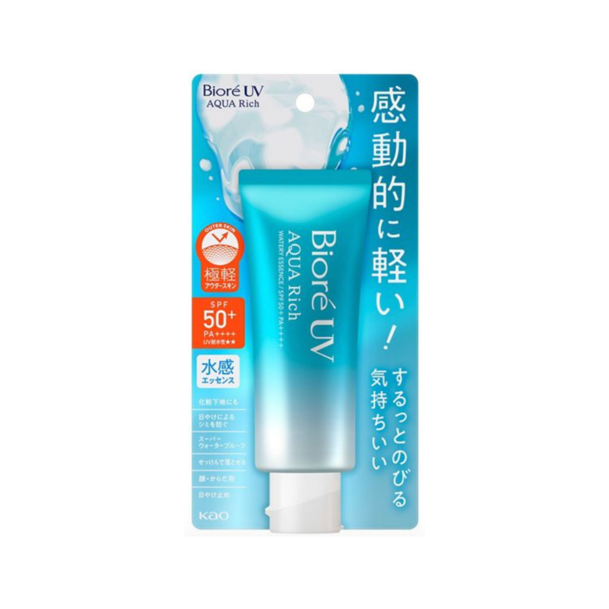 Kao Biore UV Aqua Rich Watery Essence SPF50+ PA++++ 70g