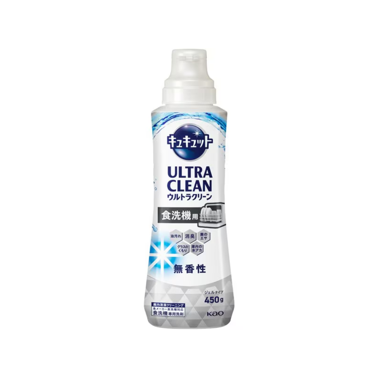Kyukyutto Ultra Clean Dishwasher Gel (480g) by Kao