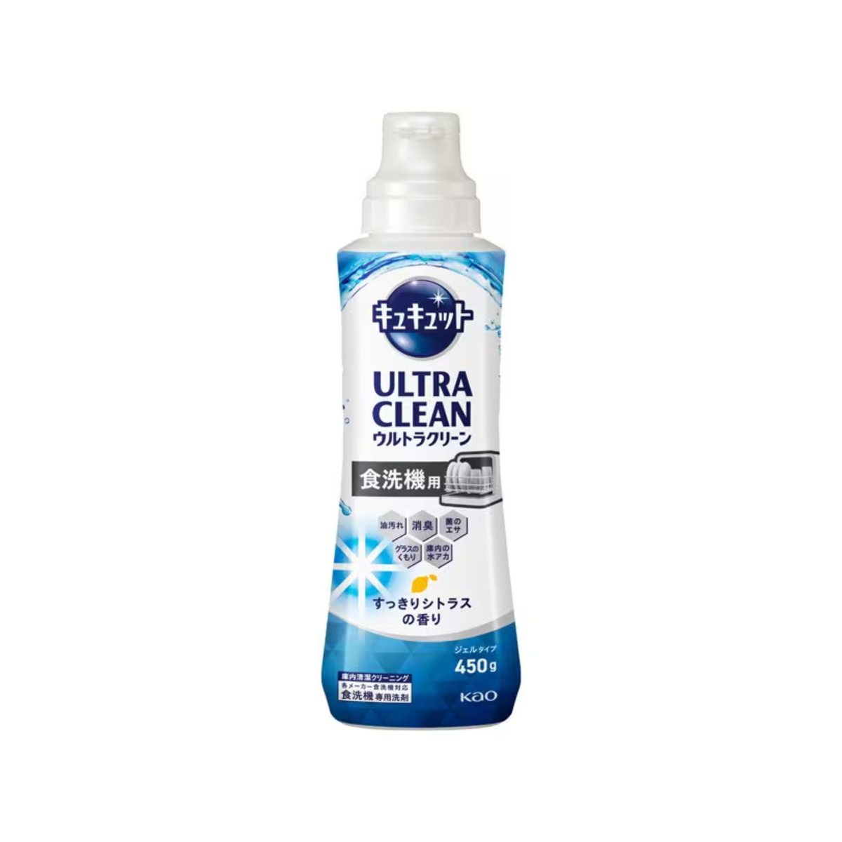 Kyukyutto Ultra Clean Dishwasher Gel (480g) by Kao