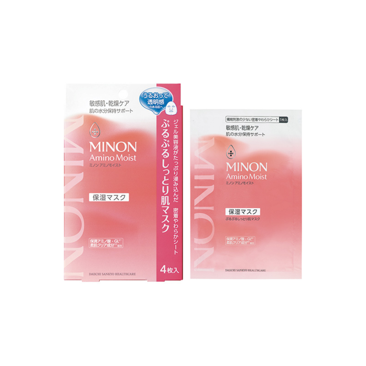 MINON Amino Moist Plump & Moist Face Mask 4 sheets by Daiichi Sankyo Healthcare
