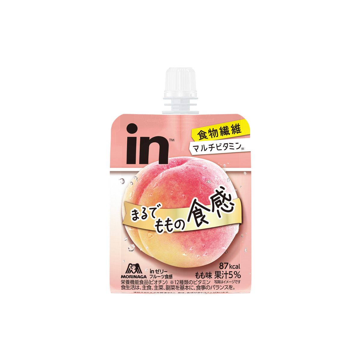 Morinaga in Jelly Fruit Texture Peach (Momo) 150g