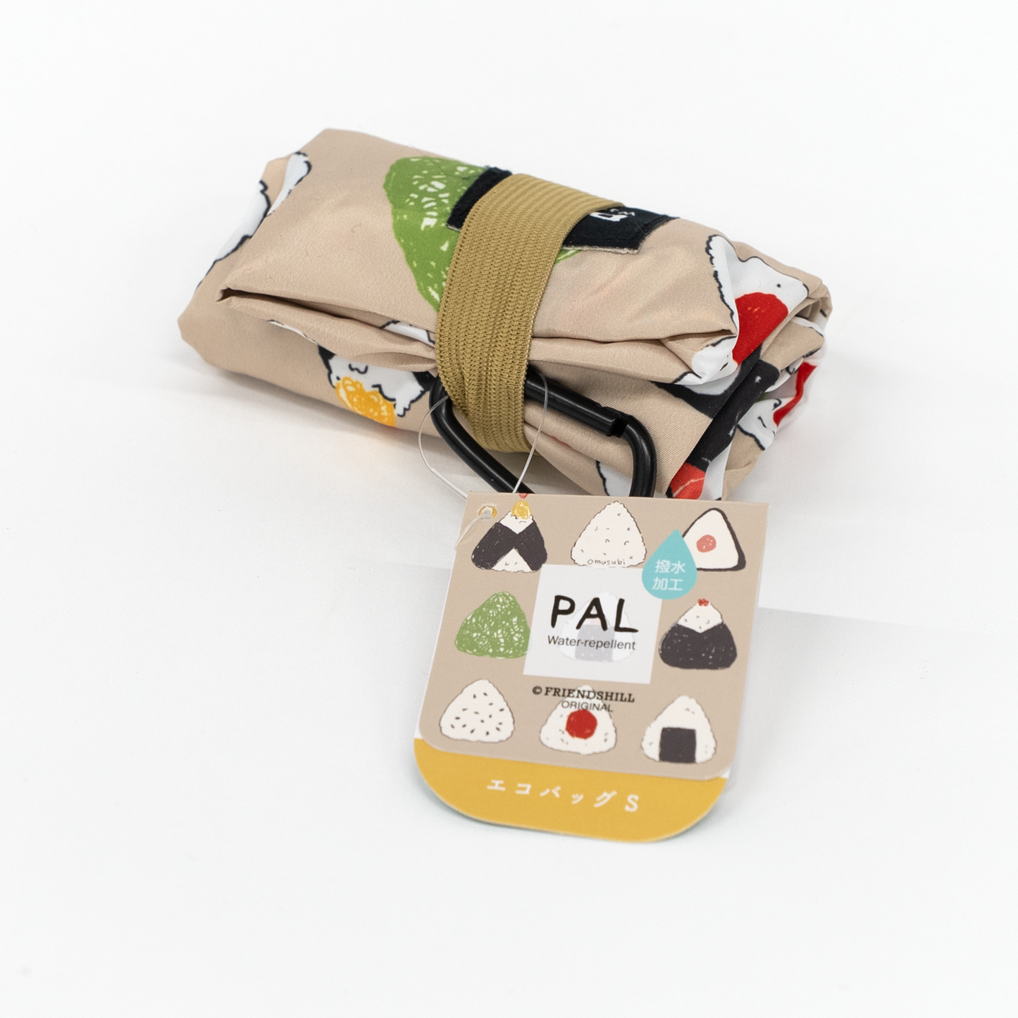 Eco Bag S Beige Omusubi-Design