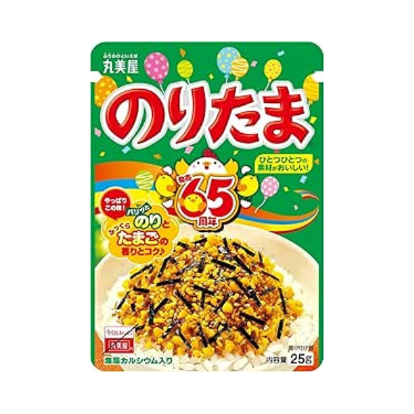 Marumiya Furikake (Condimento per Riso) Noritama (Alghe & Uovo) 25 g